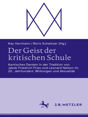 cover image of Der Geist der kritischen Schule